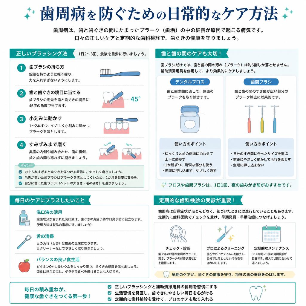 歯周病予防の重要性